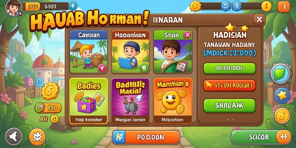 Grafis berkualitas tinggi yang membuat bermain lebih menyenangkan.