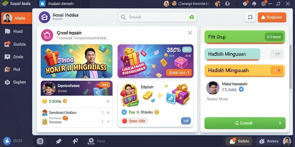 Screenshot dari fitur pertemanan yang memungkinkan mengundang teman.