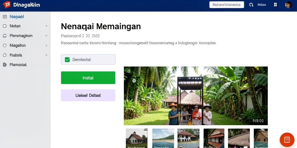 Tangkapan layar menampilkan berbagai item yang dapat digunakan.