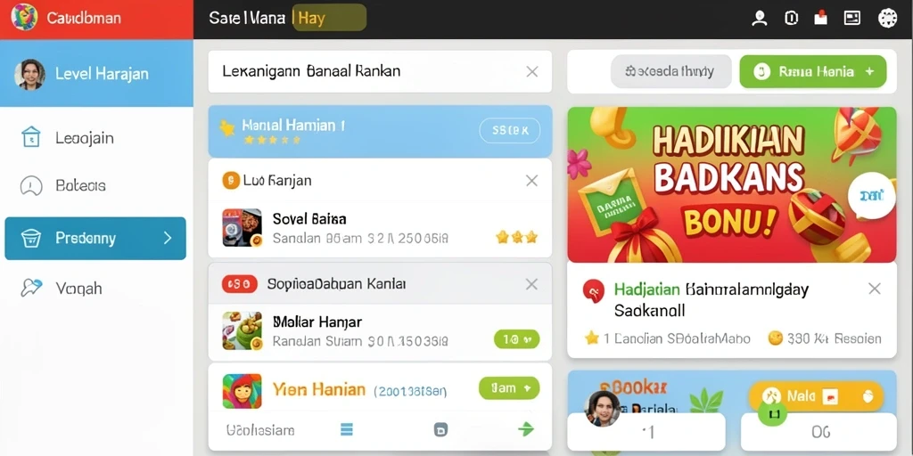 Screenshot fitur bonus yang menguntungkan bagi pemain.