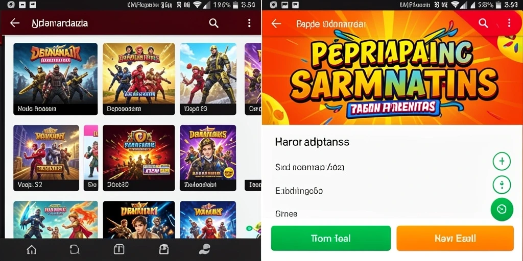 Tampilan reward yang menampilkan hadiah yang bisa didapatkan.